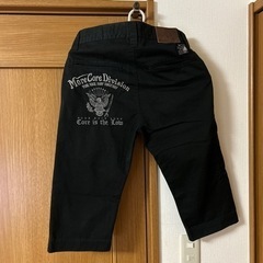 MCD エムシーディー　同型色3D刺繍ロゴ ブラックショーツ　ハ...