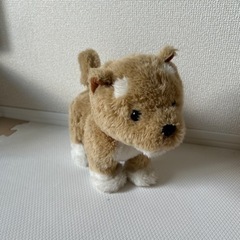 わんちゃんのぬいぐるみのおもちゃ