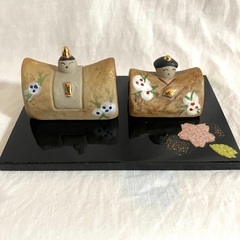 ミニチュア　ひな人形　磁器の画像