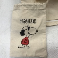 ☆ドリーム２号館☆★お値下げしました★PEANUTS トートバッグ/収納袋付きの画像