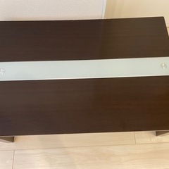 LOWYA 折りたたみローテーブル　ダークブラウンの画像