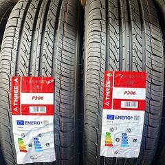 🌞185/65R15⭐工賃込み！新品未使用！プリウス、bB、ist、フリード、ノート、アベニール、ウィングロード、ティーダ、デミオ、MAZDA2等に！THREE-A製サマータイヤ入荷しました🌞の画像