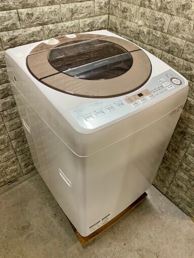 【美品】3か月保障付き★洗濯機★2020年★シャープ★10.0kg★ES-GV10D-T★S-65