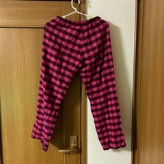 UNIQLO ユニクロ　チェック柄パンツ　レディース　Sサイズの画像