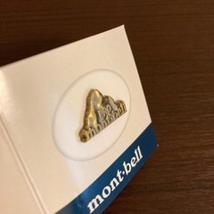 【限定】mont-bellピンバッジ の画像
