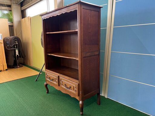 【愛品館八千代店】アンティーク調　本棚