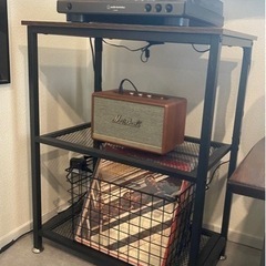 オープンラック サイドテーブル シェルフ 