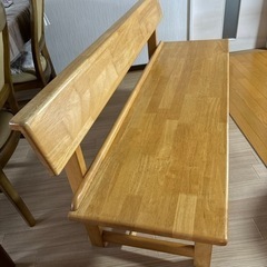 受け渡し者決まりました家具 ベンチタイプのイスの画像