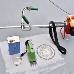 プロ仕様エンジン草刈機コマツゼノアG3K　33cc と電動手持ち...