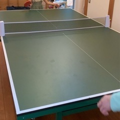 卓球台　受け渡し決定しました。