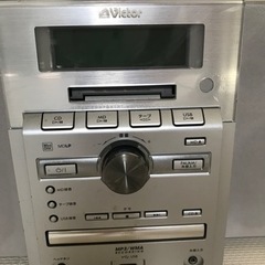 Victor ビクター コンポ スピーカー CD MD ラジオ  カセット オーディオ機器　周辺駅まで運びます。の画像