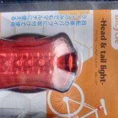 自転車用フロント&テールライトです!の画像