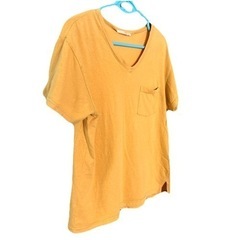 レトロガール❤Vネック半袖Tシャツ　レディース　トップス　Mサイズの画像
