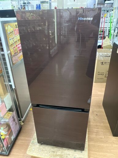 ☆ジモティー割引有☆　S仕/ﾊｲｾﾝｽ/2ﾄﾞｱ冷蔵庫/HR-G1501/154L/2021年製