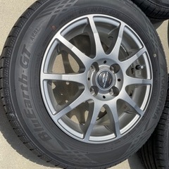 2023年製造！175/65R14 ヨコハマ　ブルーアースGT AE51 A-TECHシュナイダーStaG 5.5Jアルミ 14インチPCD100-4穴 セット  コルト キューブ ノート フィット デミオ ヴィッツ サクシード パッソ ファンカーゴ プラッツ ラウム コンパクトカー向けの画像