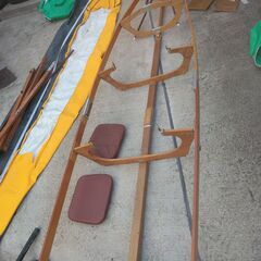 フジタ　カヌー　未使用　420㎝　2人乗り　値下げしましたの画像