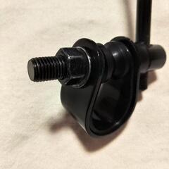 バイクgoods製3インチクランプミラー黒の画像