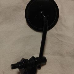 バイクgoods製3インチクランプミラー黒の画像