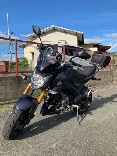 カワサキ　Z125プロ　走行2900km ノーマルマフラーに変更