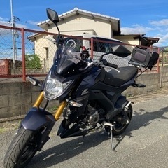 カワサキ　Z125プロ　走行2900km ノーマルマフラーに変更