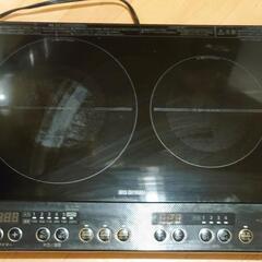 【7/15-28お渡し】家電 キッチン家電 2口IHコンロの画像