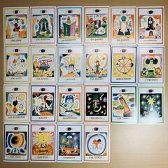 「はじめてのタロット」鏡リョウジ 著 / 荒井良二 絵（ホーム社）の画像