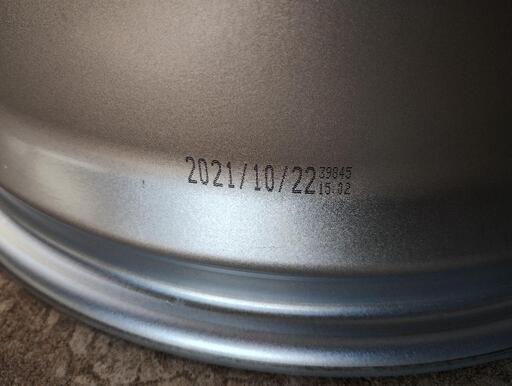 4本17インチ　トヨタ専用　ホイール　平ボルト用　ハブ径60 ブリヂストン エコフォルム SE-20 7J +45 5穴 114.3