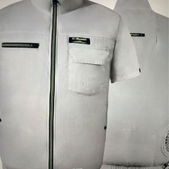 空調作業服 半袖ファンバッテリーセット【バッテリー付 30000...