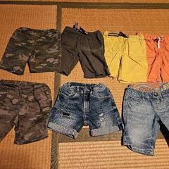 【お譲り先決まりました】110cm男の子用短パン・ハーフパンツの画像