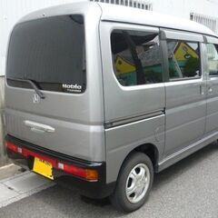 バモス ホビオ ターボ AT ２WD 車検R7年9月迄 タイミングベルト交換済 F・Rバンパー黒塗装 機関良好 修復歴無  ETCの画像