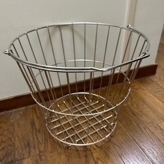 無印良品 洗濯カゴ　　ステンレス