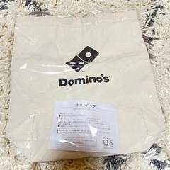 ドミノピザ　福袋　トートバッグ　白　ランチバック