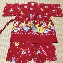ポケモン柄　甚平　90サイズ