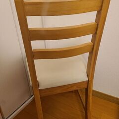 IKEA LERHAMN/レールハムン チェア ライトアンティークステイン/ヴィッタリード ベージュの画像