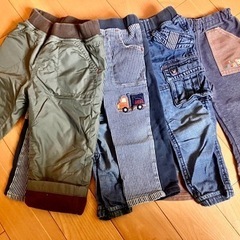 ミキハウス60サイズ夏から冬物12点の画像