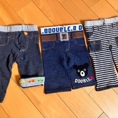 ミキハウス60サイズ夏から冬物12点の画像