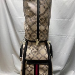 新品未使用品M.U SPORTS モノグラムプリントキャディバッグ5分割8.5型の画像