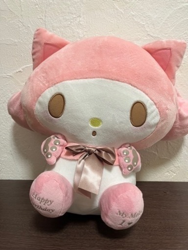 マイメロディ 桃猫コスプレお誕生日  超BIG DXぬいぐるみ