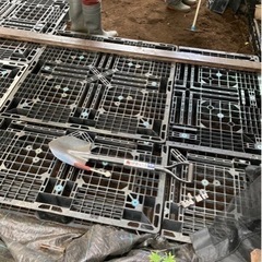 プラスチックパレット　4枚セットの画像