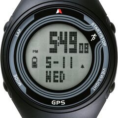【美品】ショットナビ(Shot Navi) ランニング GPS ウォッチ Actino WT100 ブラックの画像