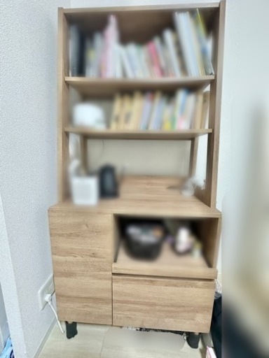 組み立て済み‼️食器棚 キッチン収納 キッチンボード 電子レンジ台