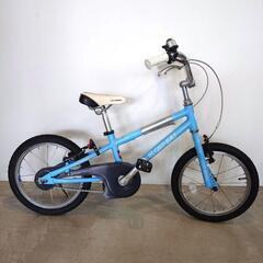 ルイガノ　子供　キッズ　自転車　16インチ　スカイブルー 手渡し...