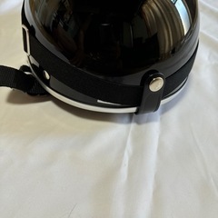 ヘルメット 半帽(ゴーグル付)ガンメタ KC-012Eの画像