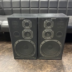 SONY ソニー スピーカー ペア SS-V515AV 最大60W 6Ω ブックシェルフスピーカー 3WAY サブウーファー DJ機材 音響機器 国産スピーカーの画像