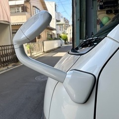 ハイエース　ガッツミラー　ホワイトパールクリスタルシャイン（070）の画像