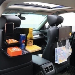 車載テーブル 車用トレイ 車載用テーブル 折りたたみ式 カーテーブル車内食事の画像