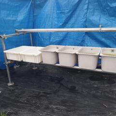 ◎受け渡し者決定◎めだか飼育棚（単管パイプ）の画像