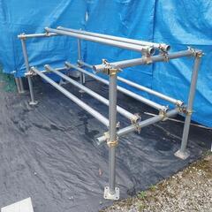 ◎受け渡し者決定◎めだか飼育棚（単管パイプ）の画像