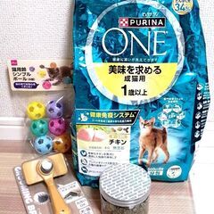 ピュリナワン1kgと猫キャットニップとその他