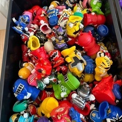 スーパー戦隊　指人形フィギュアセットの画像